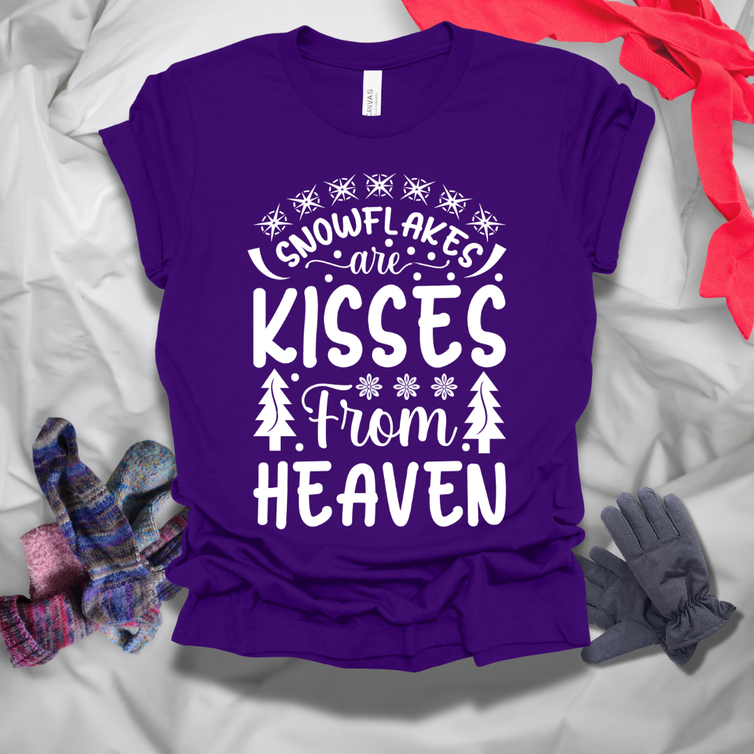 Snowflakes Are Kisses From Heaven T-Shirt