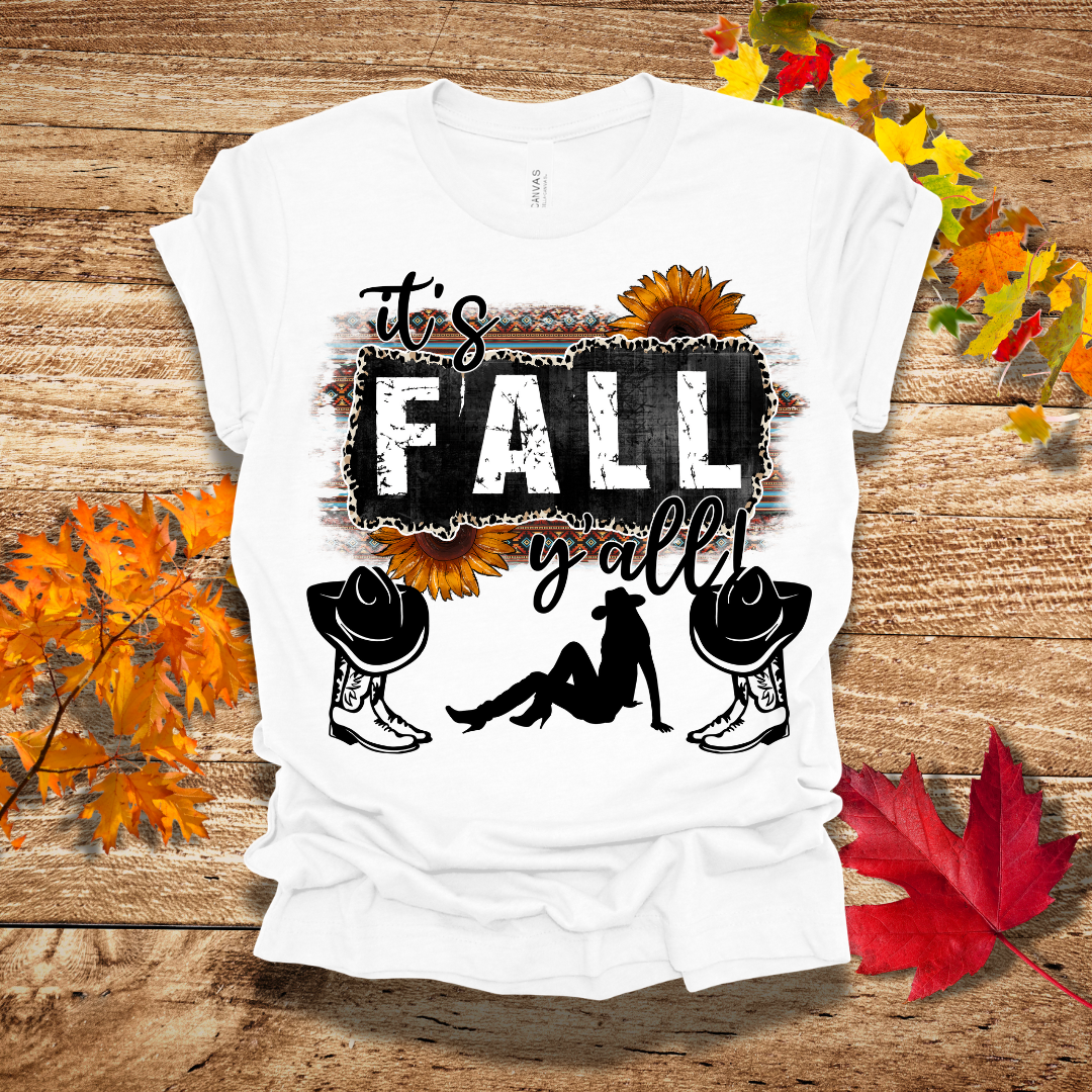 Fall Y'all Cowgirl T-Shirt