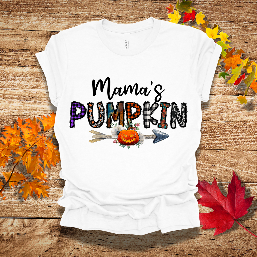 Mama's Pumpkin Fall T-Shirt