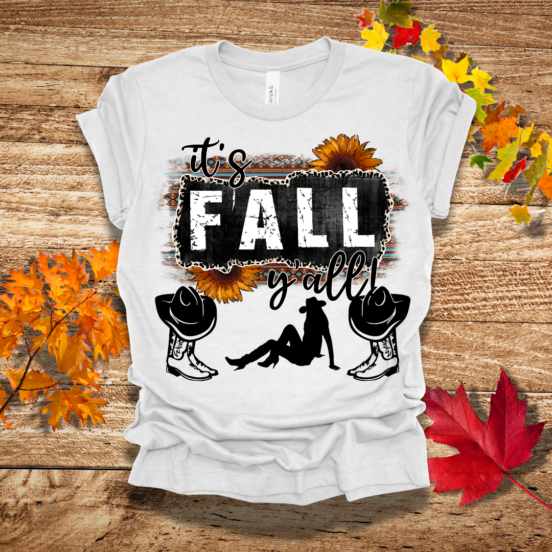 Fall Y'all Cowgirl T-Shirt