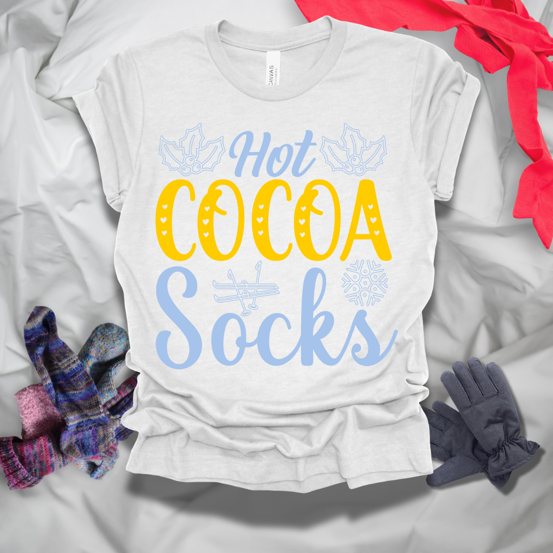 Hot Cocoa Socks Winter T-Shirt