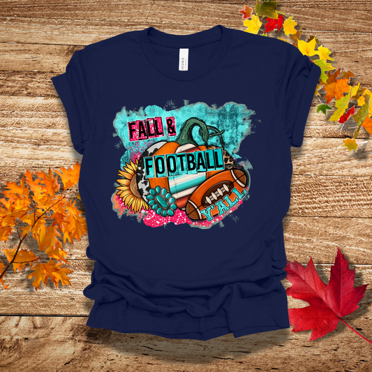 Fall and Football T-Shirt