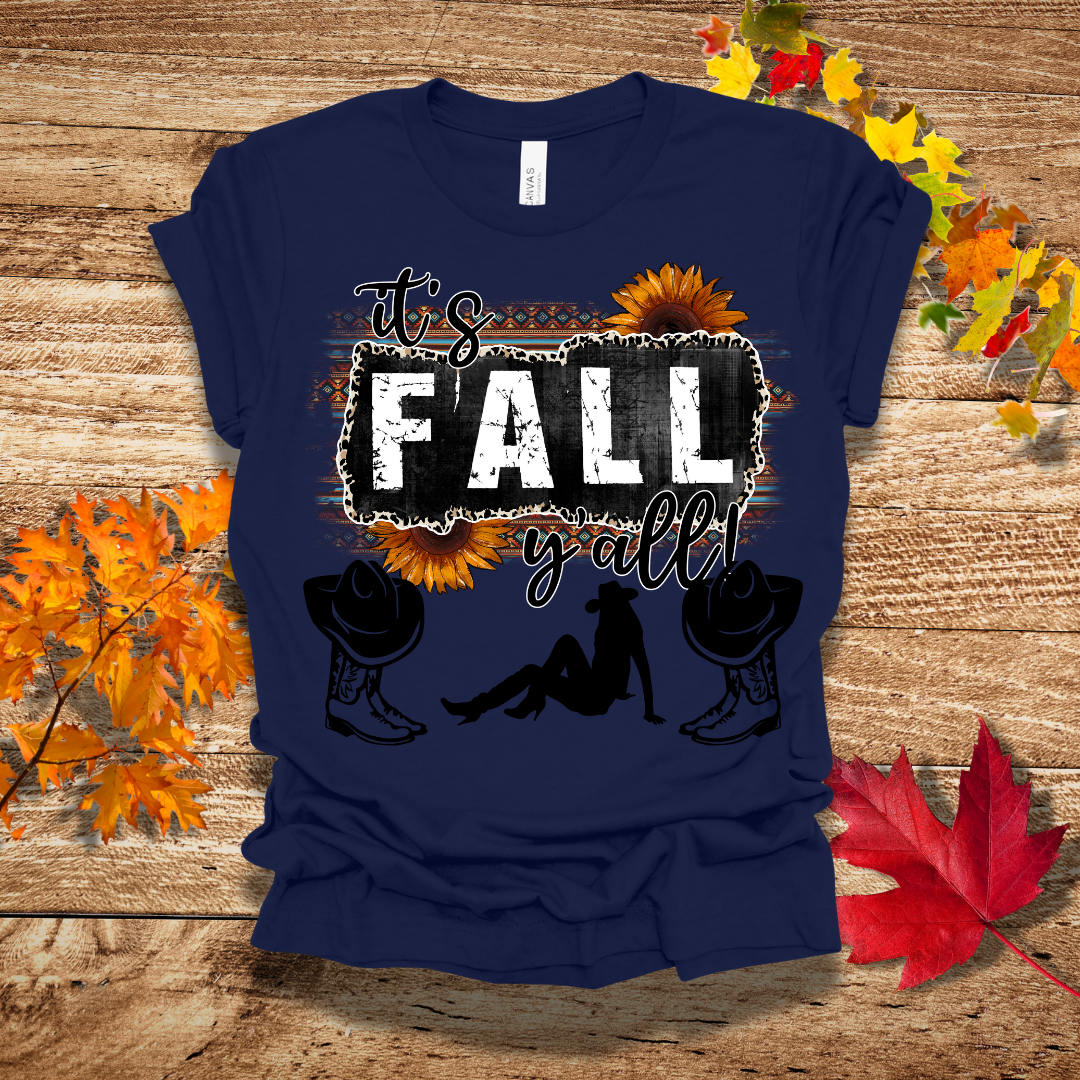 Fall Y'all Cowgirl T-Shirt