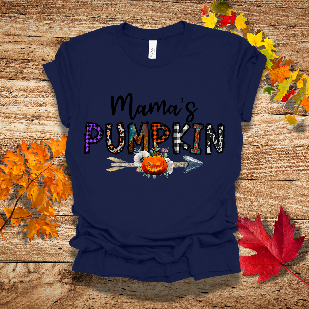 Mama's Pumpkin Fall T-Shirt