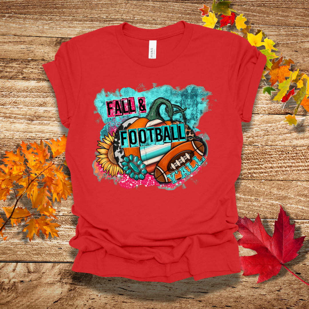 Fall and Football T-Shirt