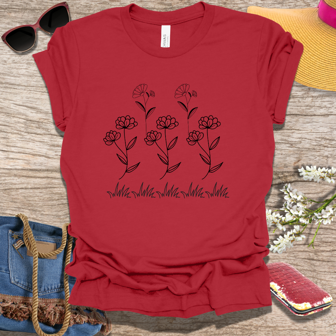 Spring Flower Stems T-Shirt