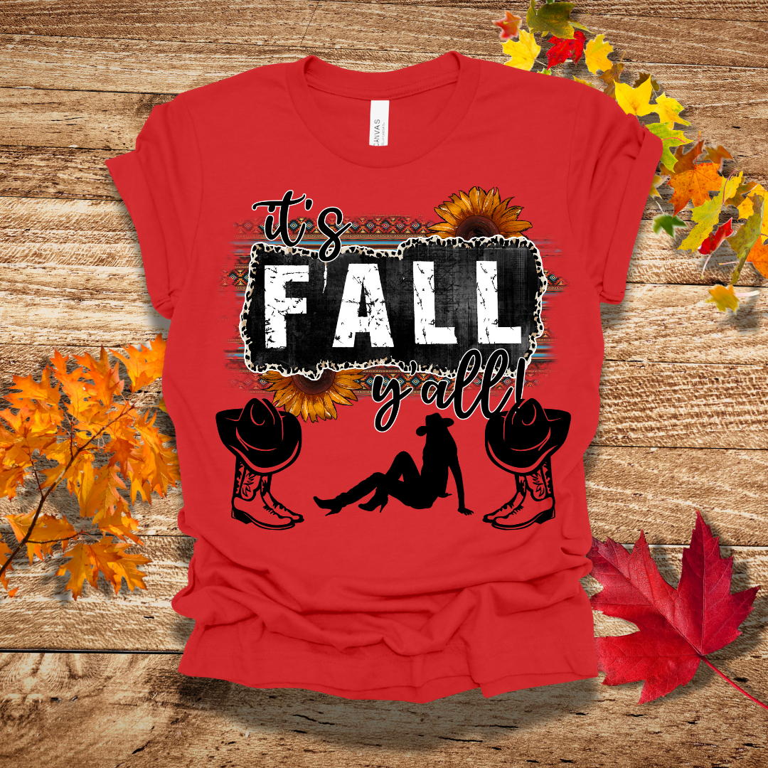 Fall Y'all Cowgirl T-Shirt