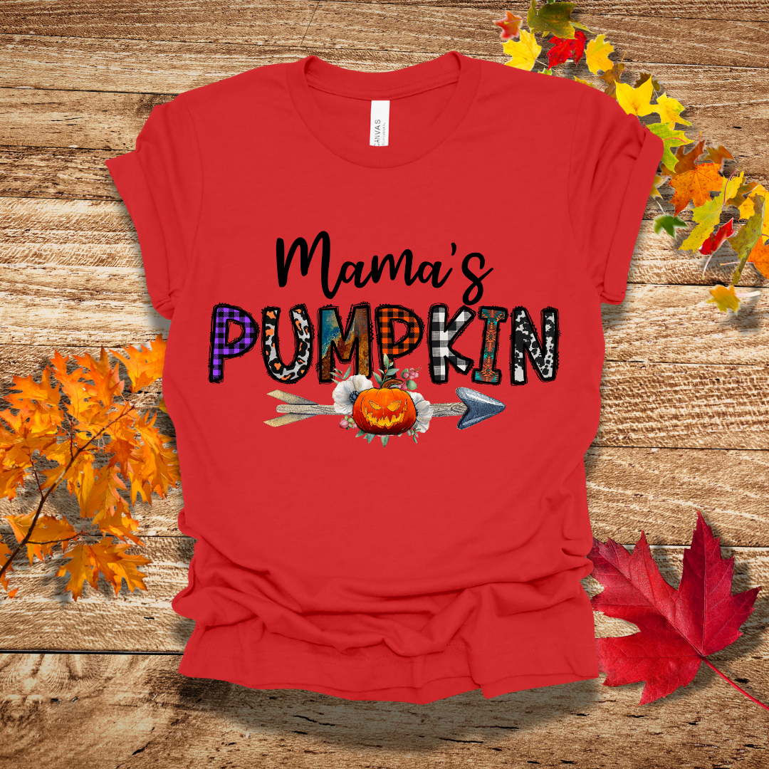 Mama's Pumpkin Fall T-Shirt