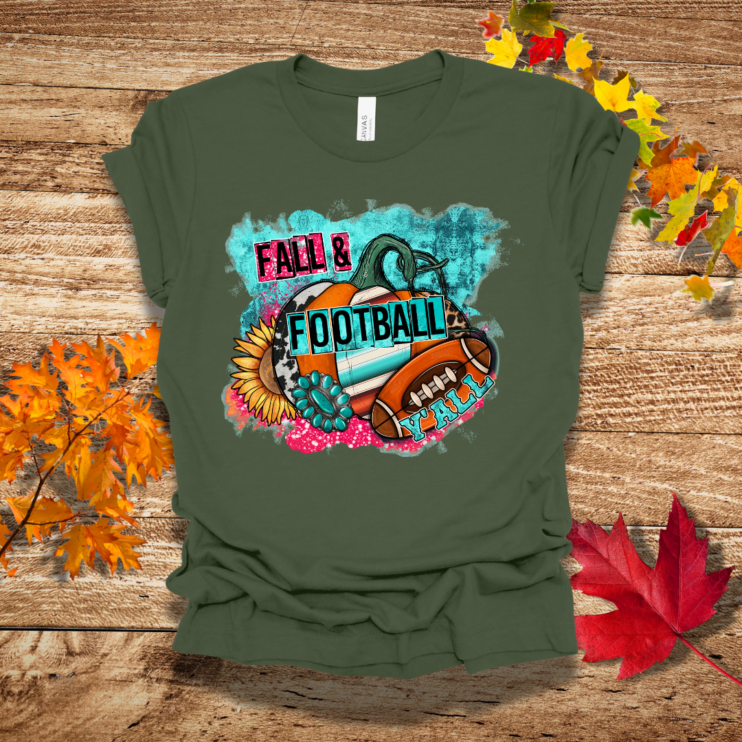 Fall and Football T-Shirt