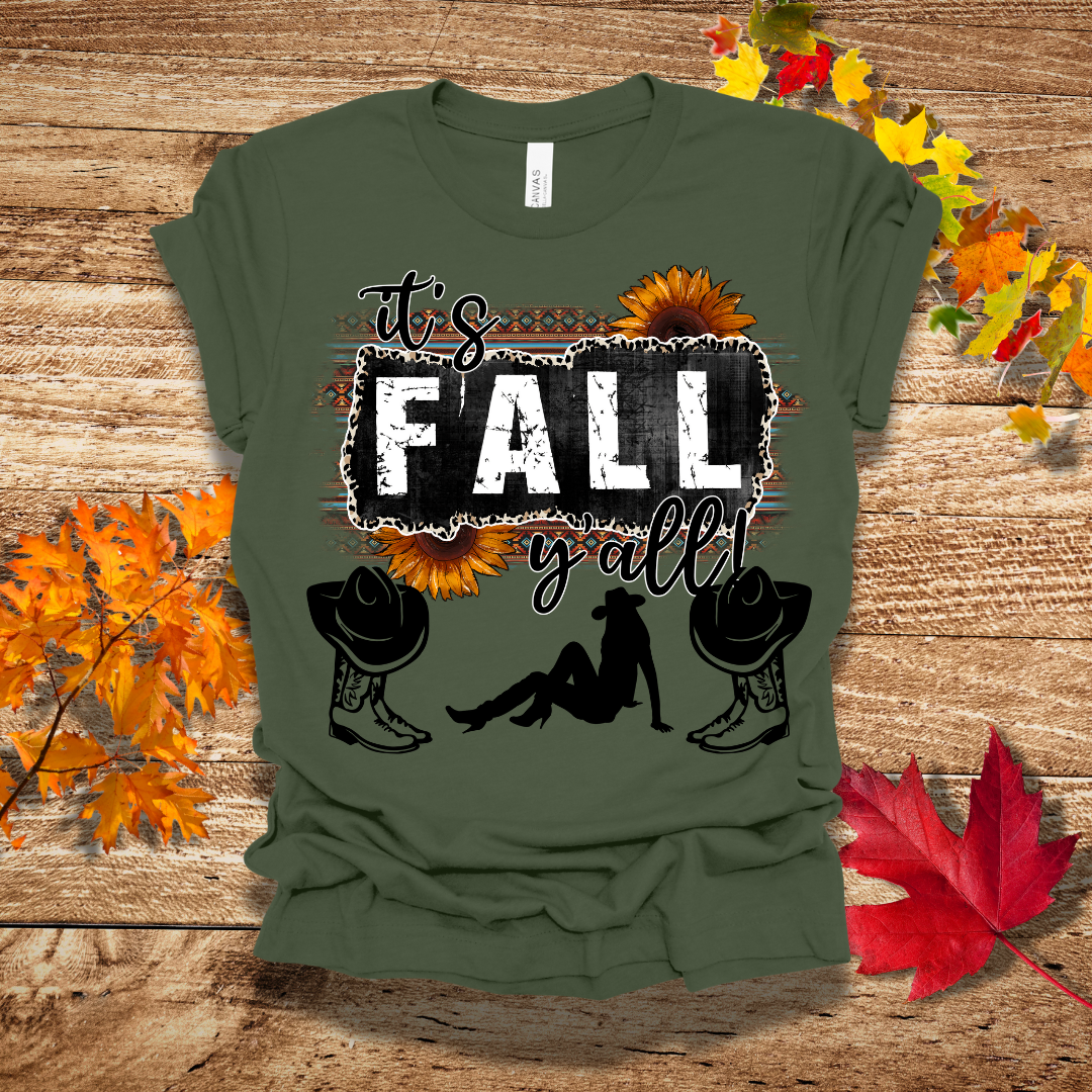 Fall Y'all Cowgirl T-Shirt