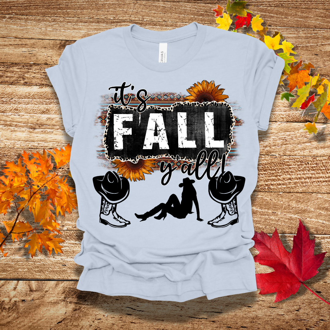 Fall Y'all Cowgirl T-Shirt