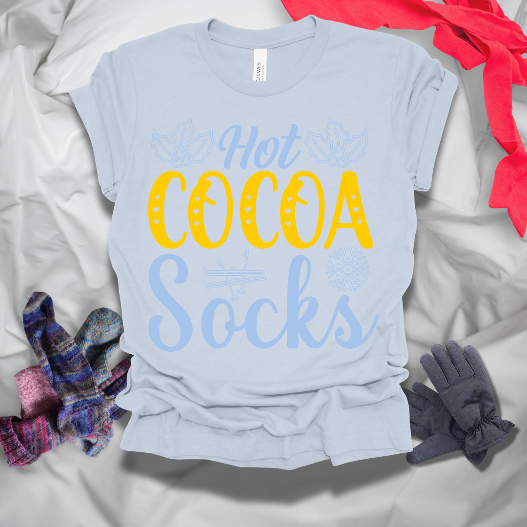 Hot Cocoa Socks Winter T-Shirt