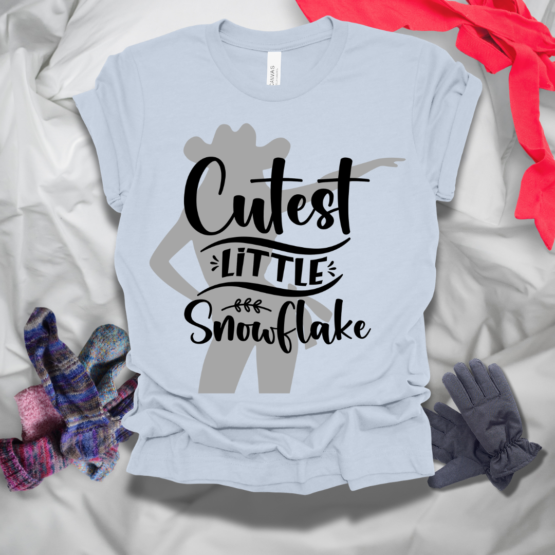 Cutest Little Snowflake Winter T-Shirt