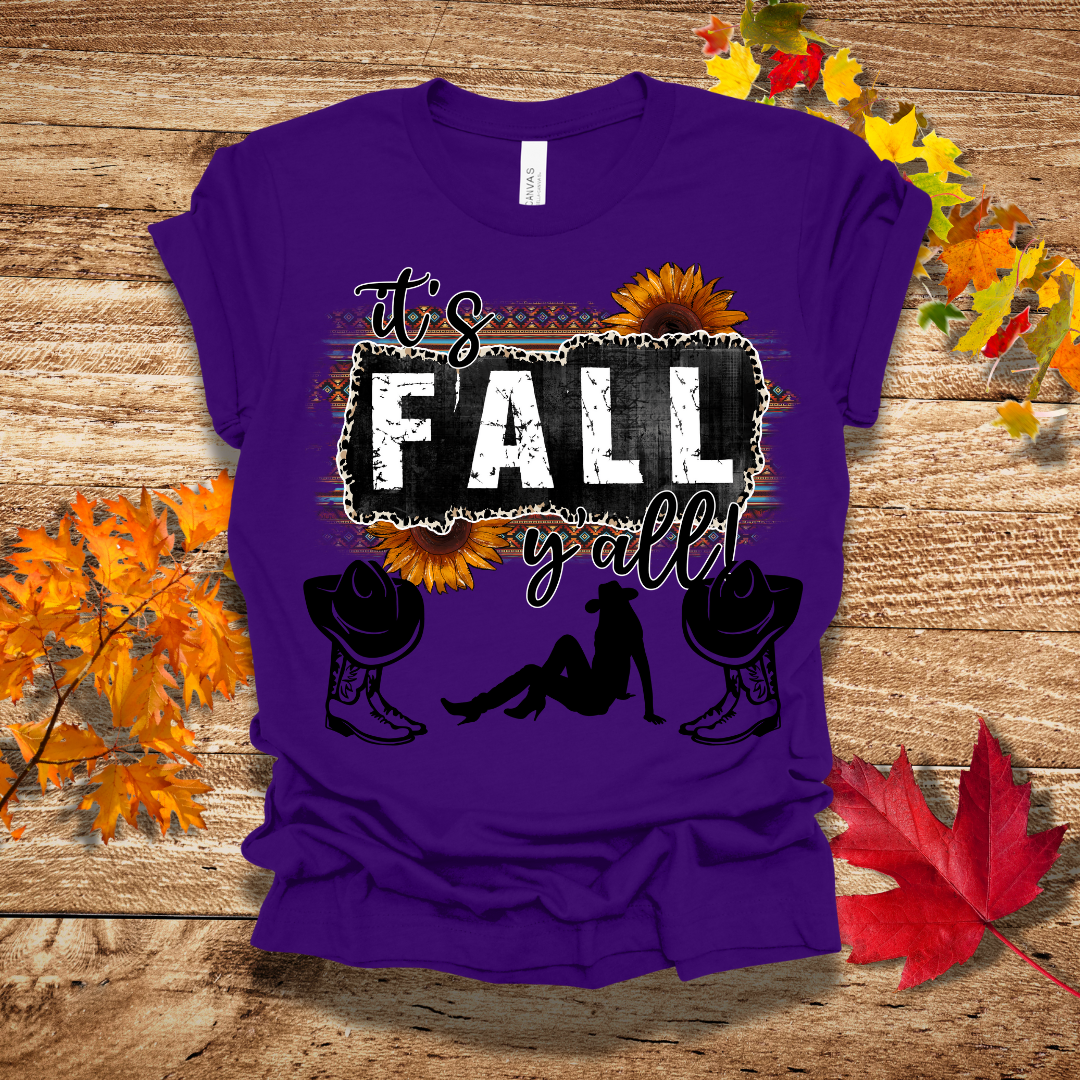 Fall Y'all Cowgirl T-Shirt