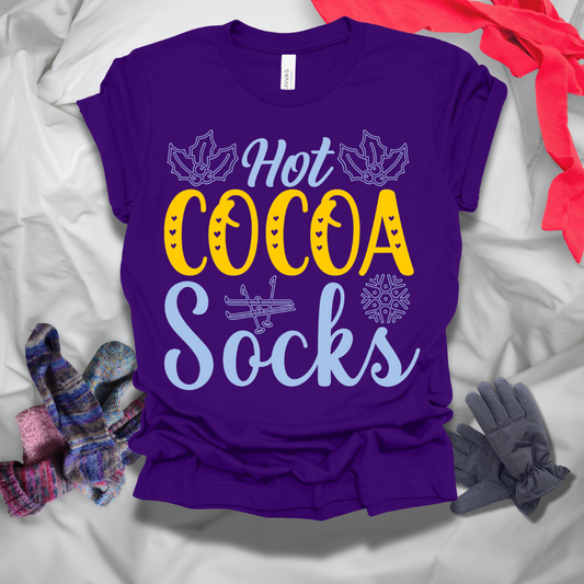 Hot Cocoa Socks Winter T-Shirt