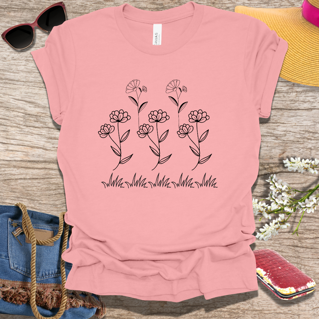 Spring Flower Stems T-Shirt