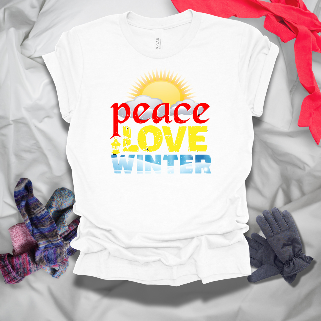 Peace Love Winter T-Shirt