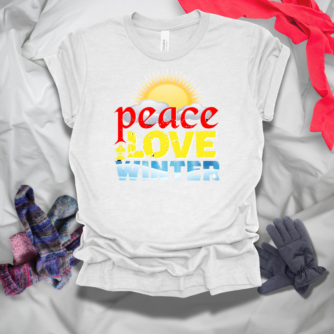 Peace Love Winter T-Shirt