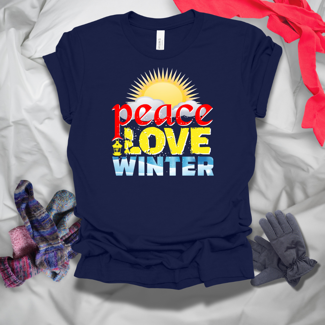 Peace Love Winter T-Shirt