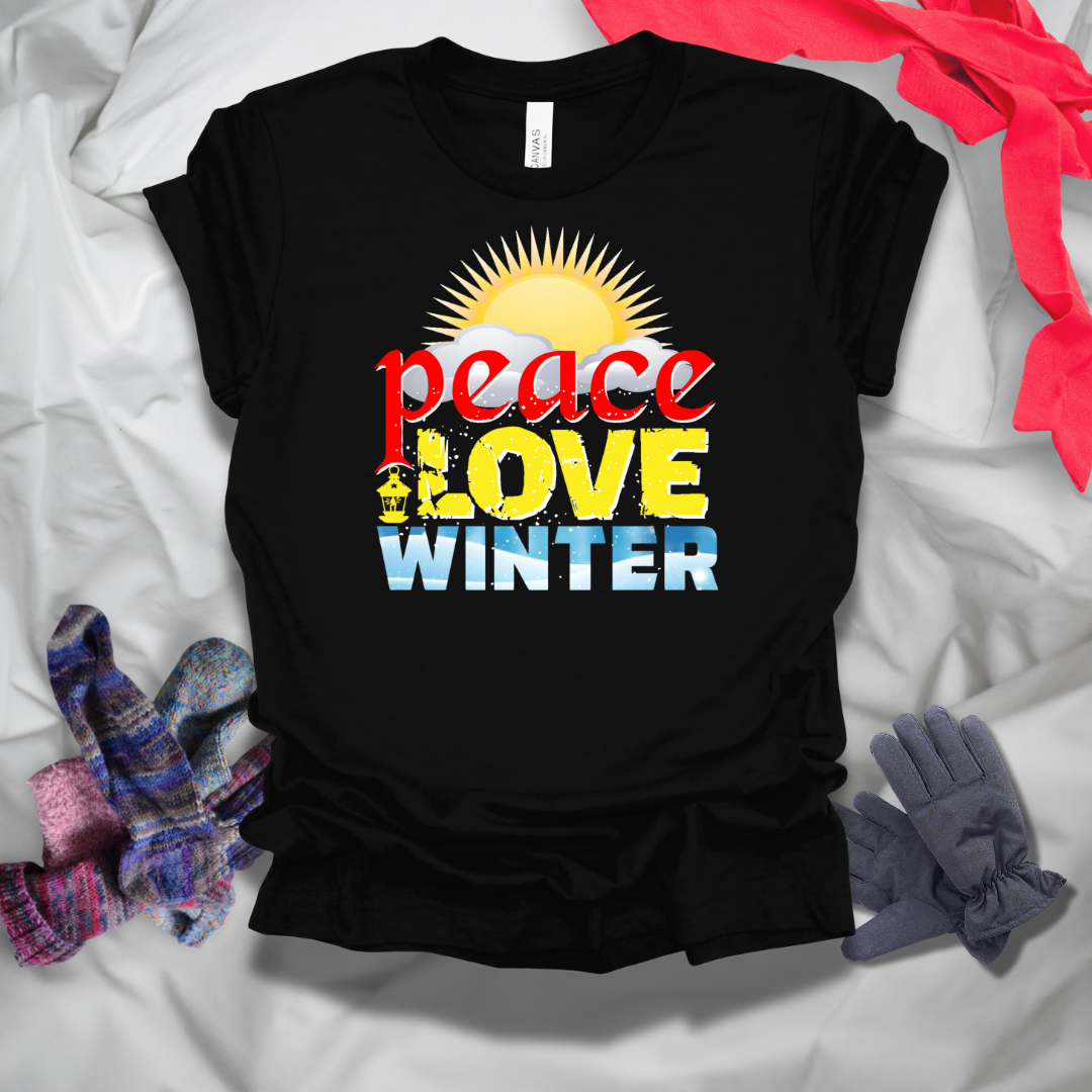 Peace Love Winter T-Shirt