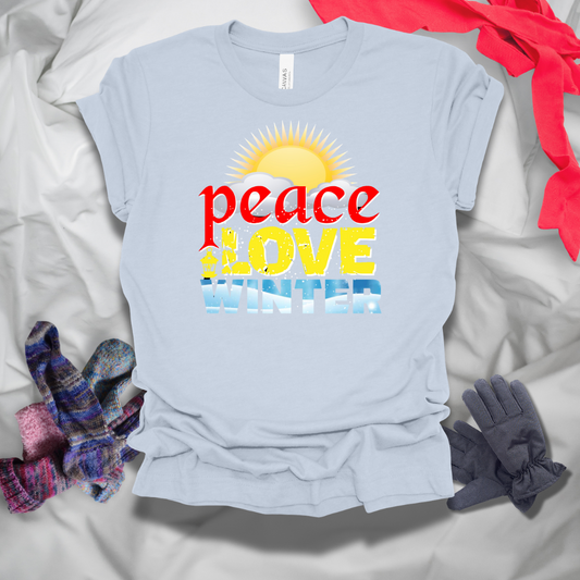 Peace Love Winter T-Shirt