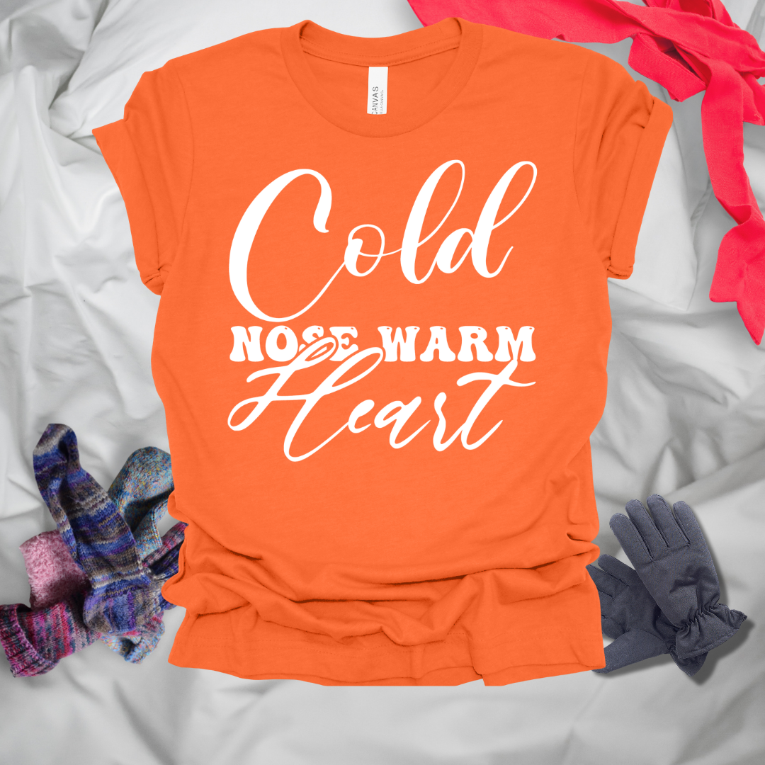 Cold Nose Warm Heart Winter T-Shirt