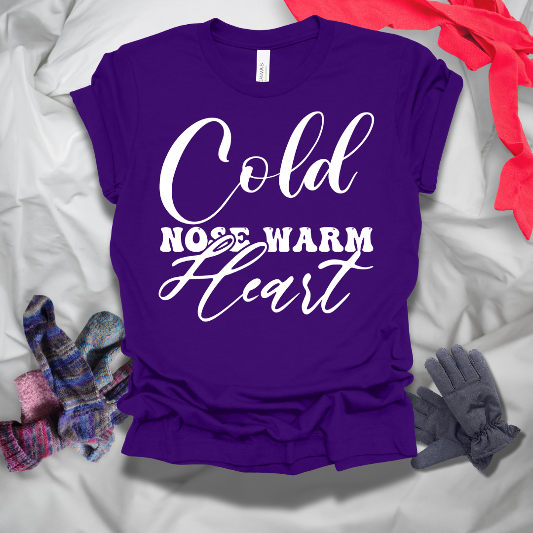 Cold Nose Warm Heart Winter T-Shirt