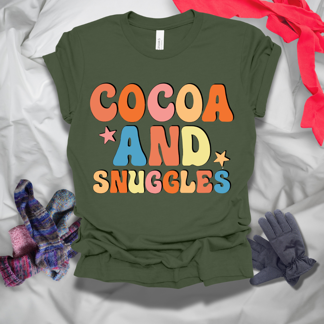 Cocoa And Snuggles Winter T-Shirt