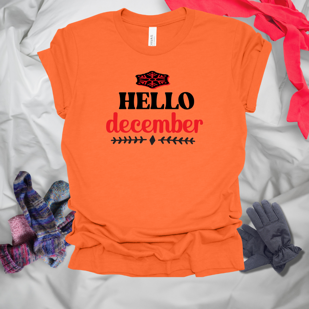 Hello December Winter T-Shirt