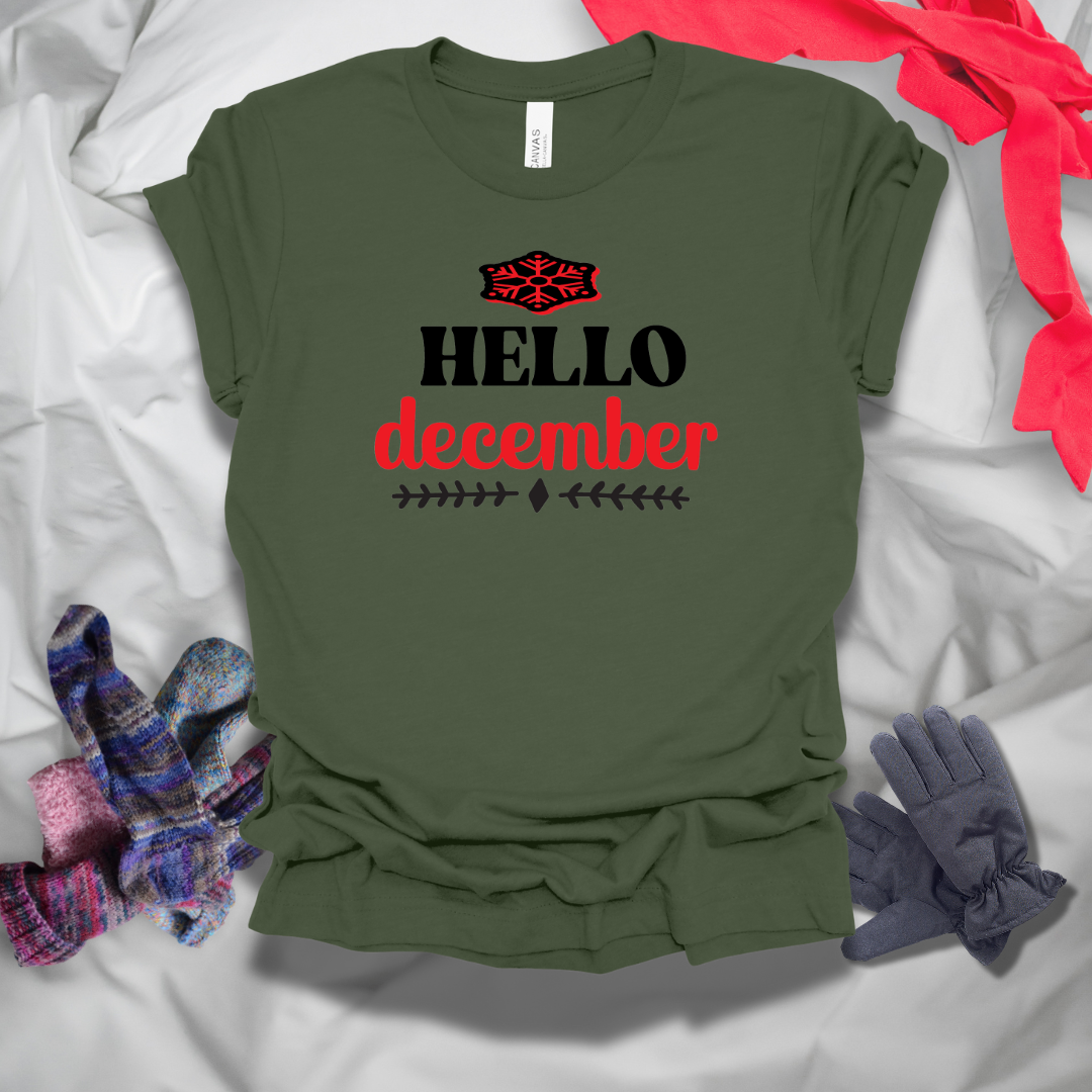 Hello December Winter T-Shirt