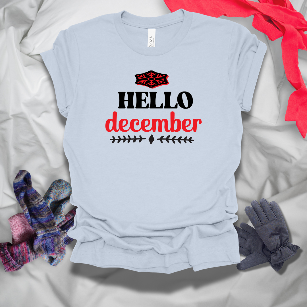 Hello December Winter T-Shirt