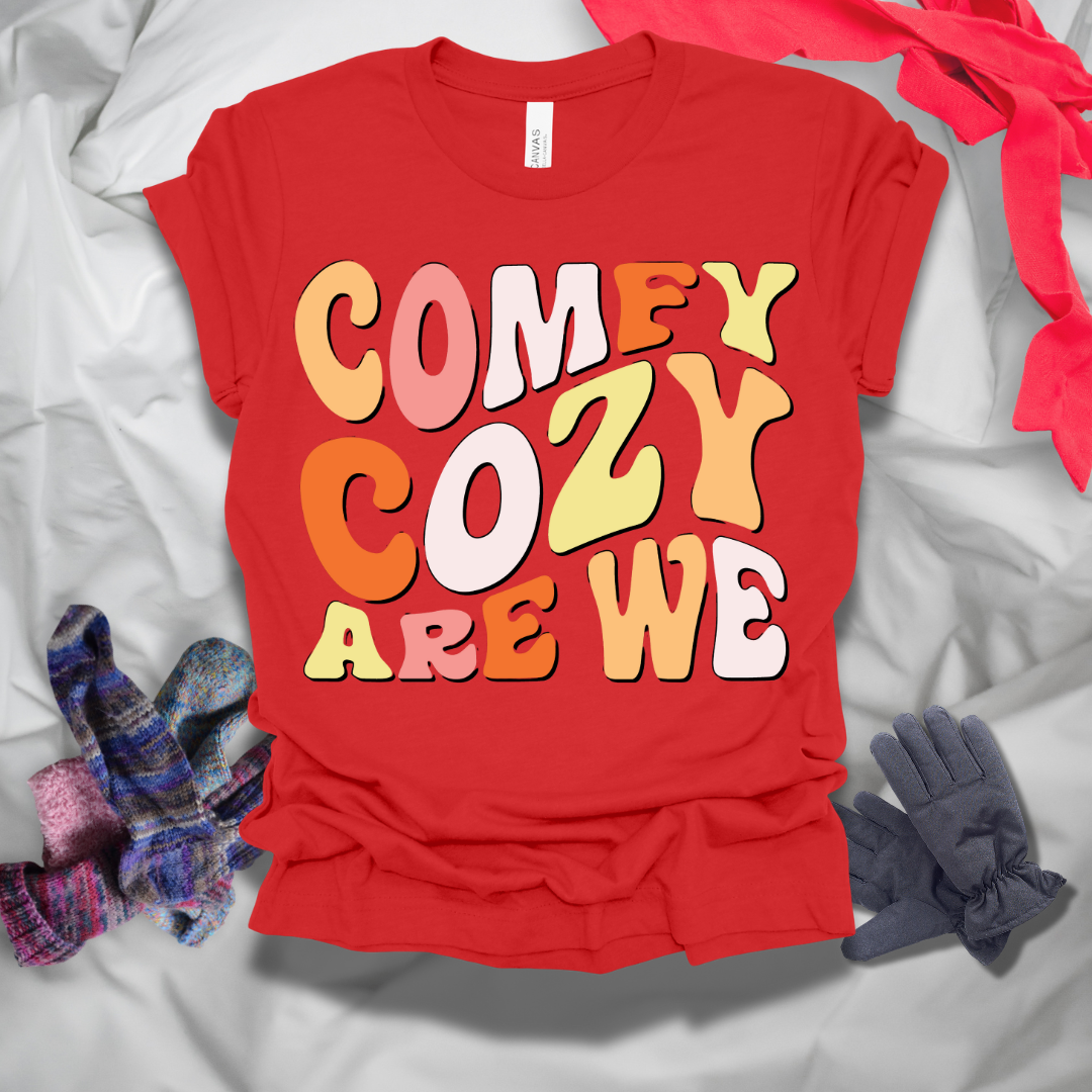 Comfy Cozy Are We Winter T-Shirt