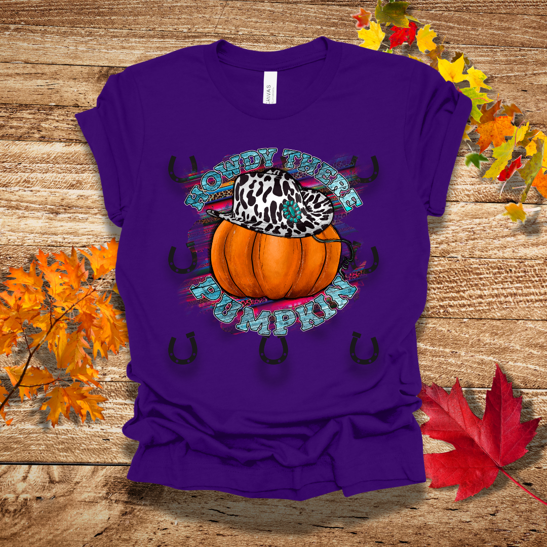 Howdy There Pumpkin Fall T-Shirt