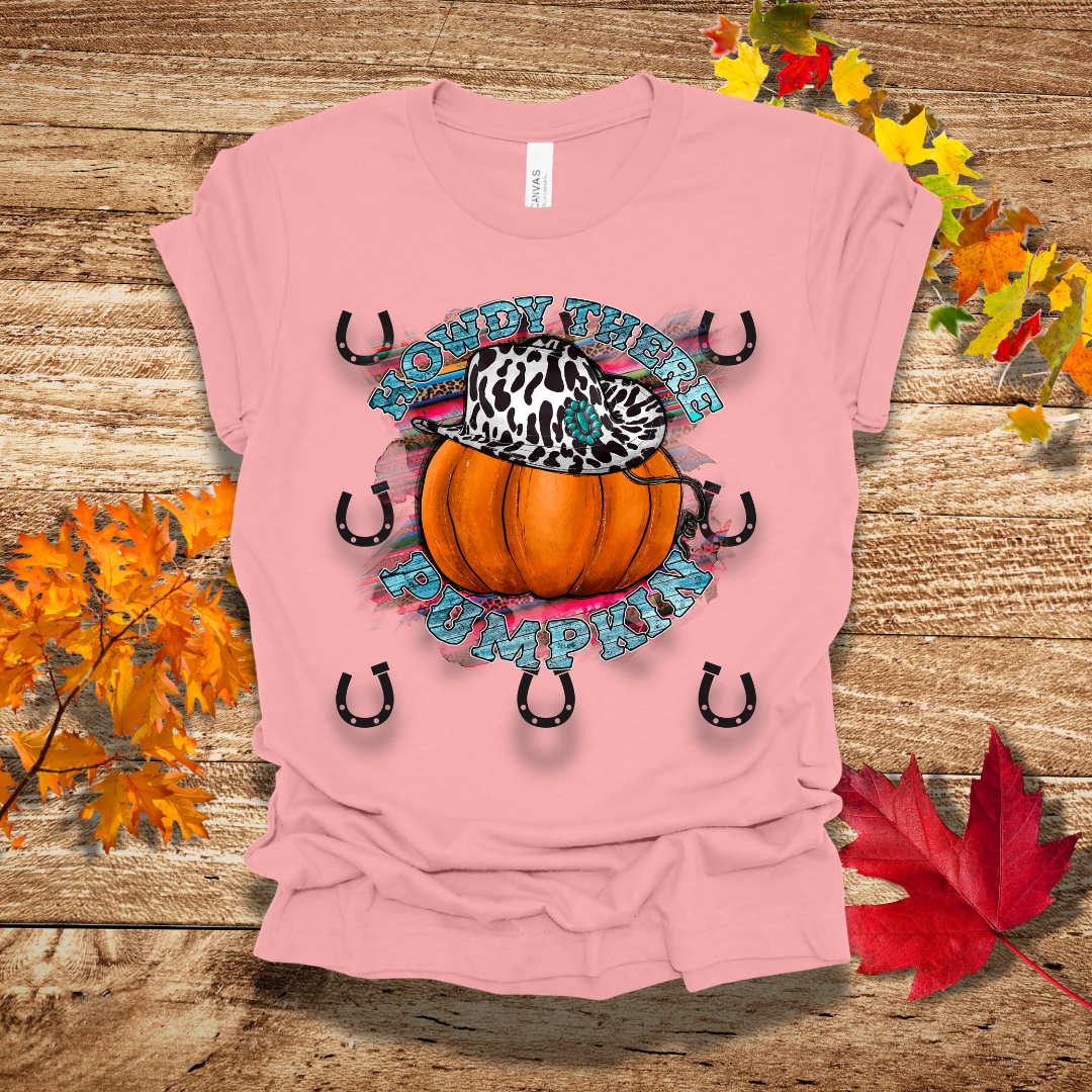 Howdy There Pumpkin Fall T-Shirt