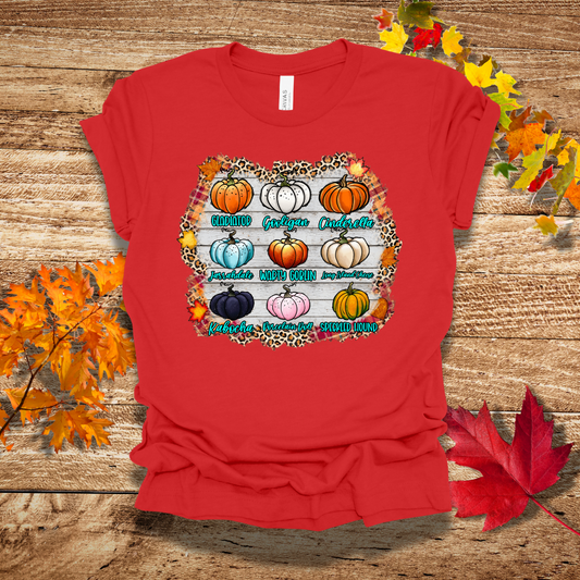 Nine Pumpkins Fall T-Shirt