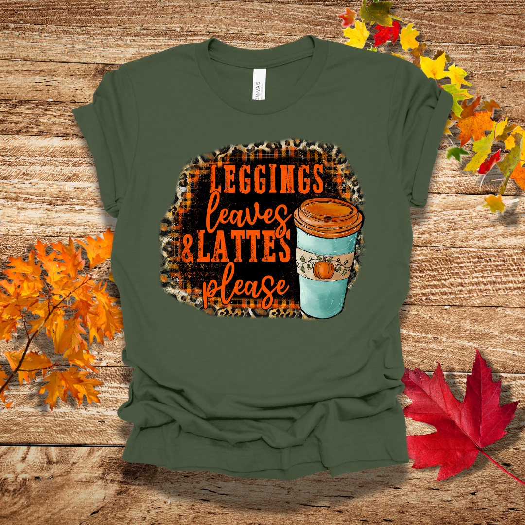 Fall Leggings and Lattes T-Shirt