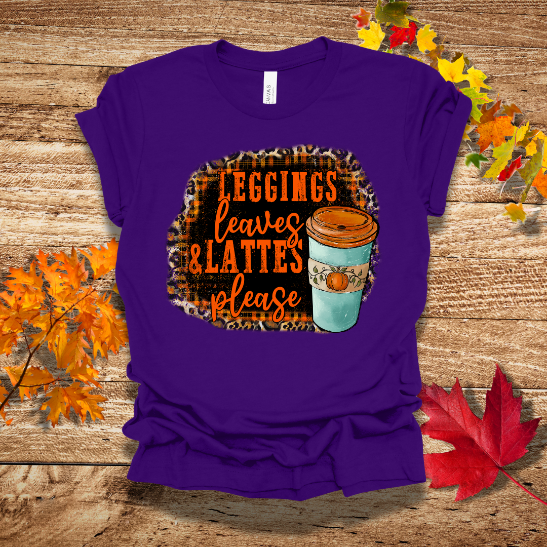 Fall Leggings and Lattes T-Shirt