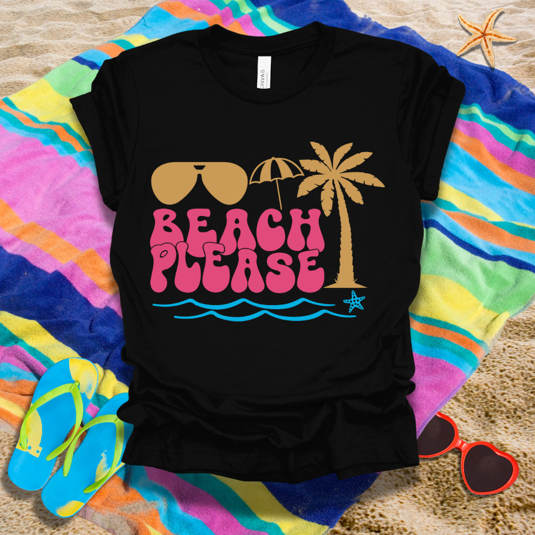 Beach Please Summer T-Shirt