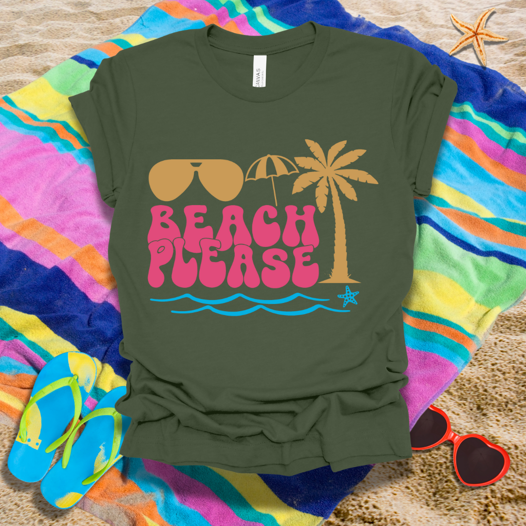 Beach Please Summer T-Shirt