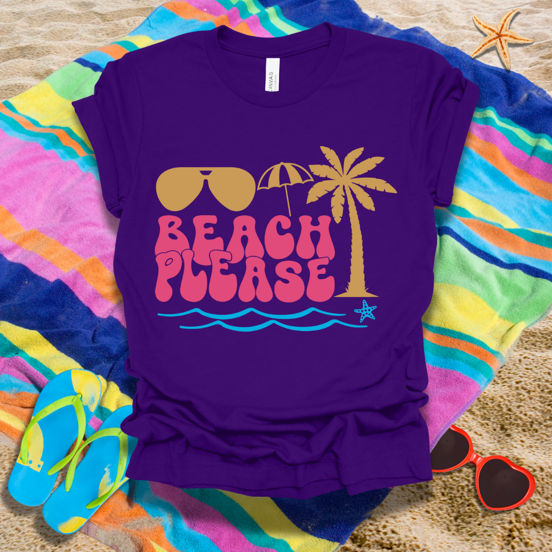 Beach Please Summer T-Shirt