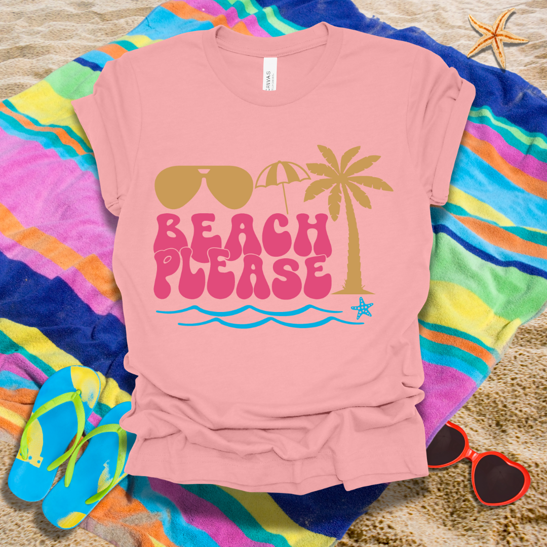 Beach Please Summer T-Shirt