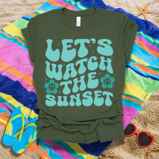 Summer Lets Watch The Sunset T-Shirt